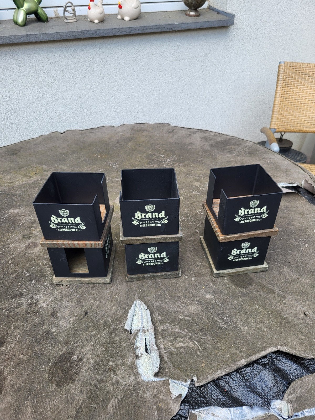 Brand bier viltjes houders 12.50 euro, Verzamelen, Biermerken, Ophalen of Verzenden, Zo goed als nieuw, Viltje(s), Brand