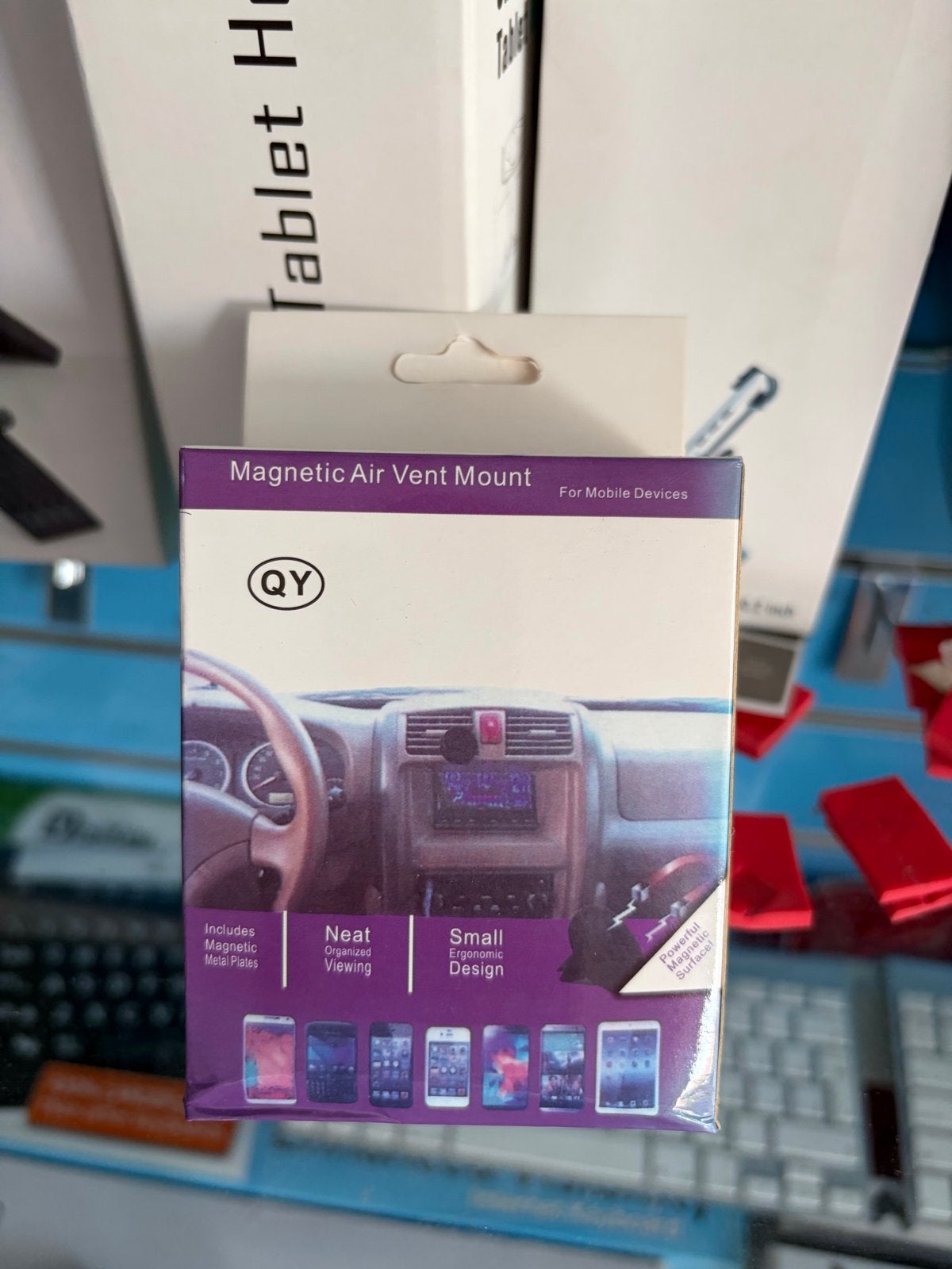 Magnetische Telefoonhouder voor Auto Ventilatie, Ophalen, Nieuw