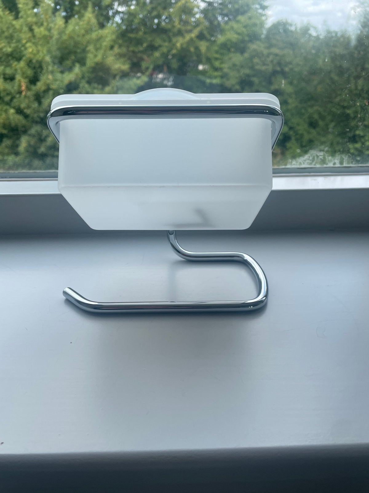 Toilet houder met tissue bakje, Ophalen of Verzenden, Nieuw, Wit