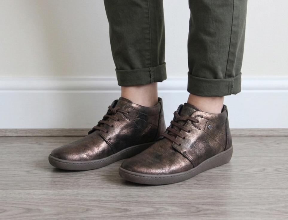 Wolky - NIEUW prachtige metallic bronzen schoenen - maat 40, Wolky, Bruin, Verzenden, Nieuw
