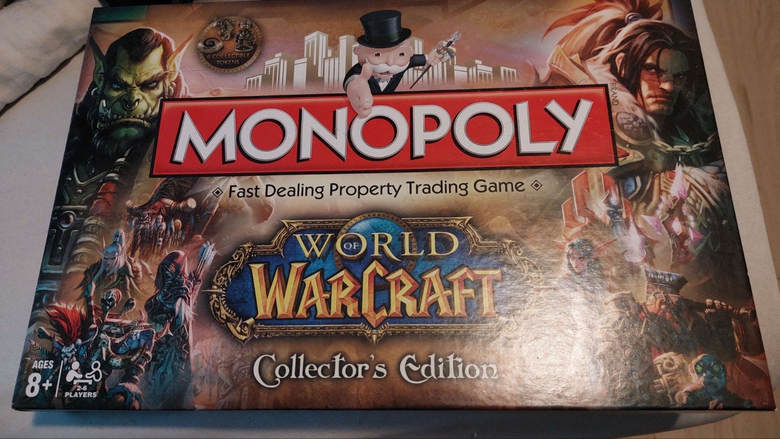 Monopoly World of Warcraft collectors edition, Hobby en Vrije tijd, Gezelschapsspellen | Bordspellen, Drie of vier spelers, Ophalen