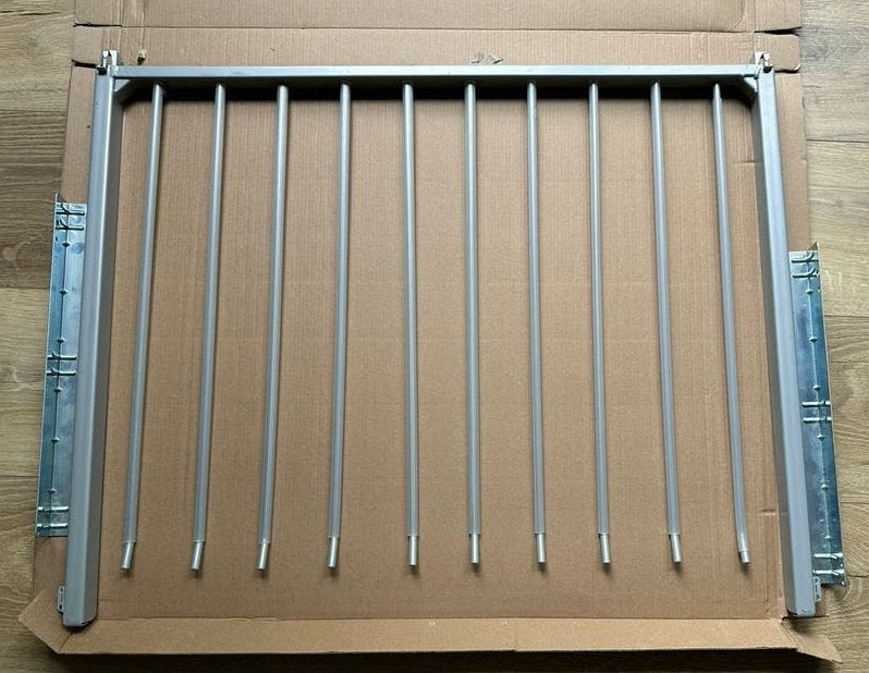 Broekenrek (uitschuifbaar) voor 80 cm brede (IKEA) kast, Ophalen, 50 tot 100 cm, Zo goed als nieuw, Minder dan 100 cm