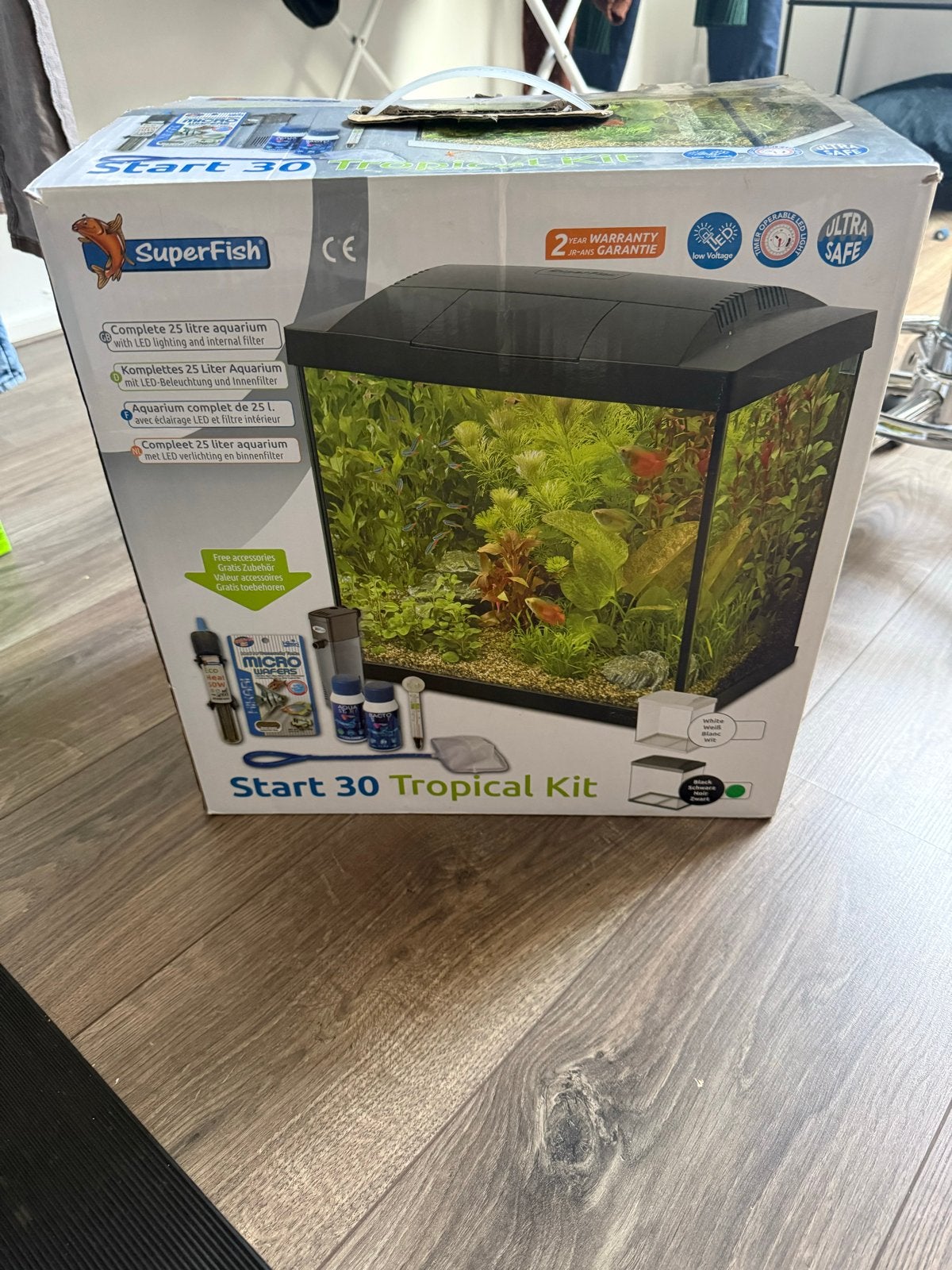 Aquarium 25liter, Gebruikt, Leeg aquarium, Superfish, Ophalen