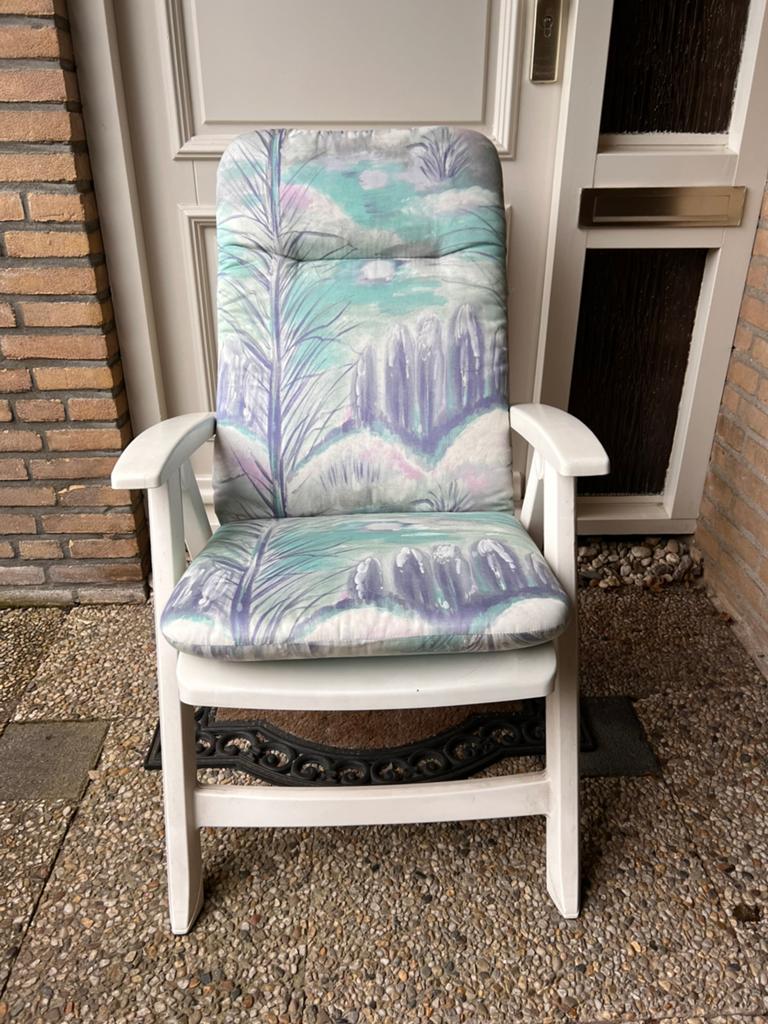HARTMAN - TUINSTOEL VERSTELBAAR EN HARTMAN TAFELTJE 43X46CM, Ophalen, Kunststof, Verstelbaar