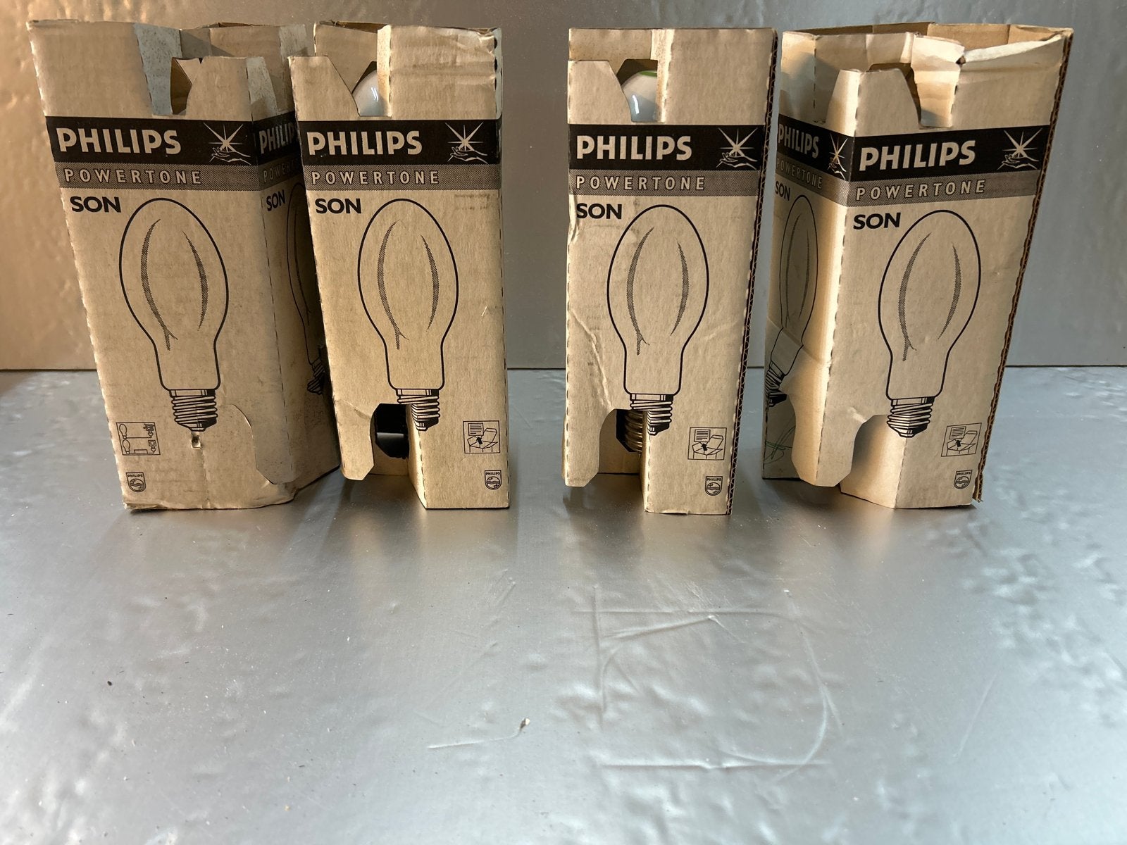 Philips Powertone SON 250W E40 Gasontladingslampen (4 stuks), 60 watt of meer, Nieuw, Ophalen of Verzenden, E40