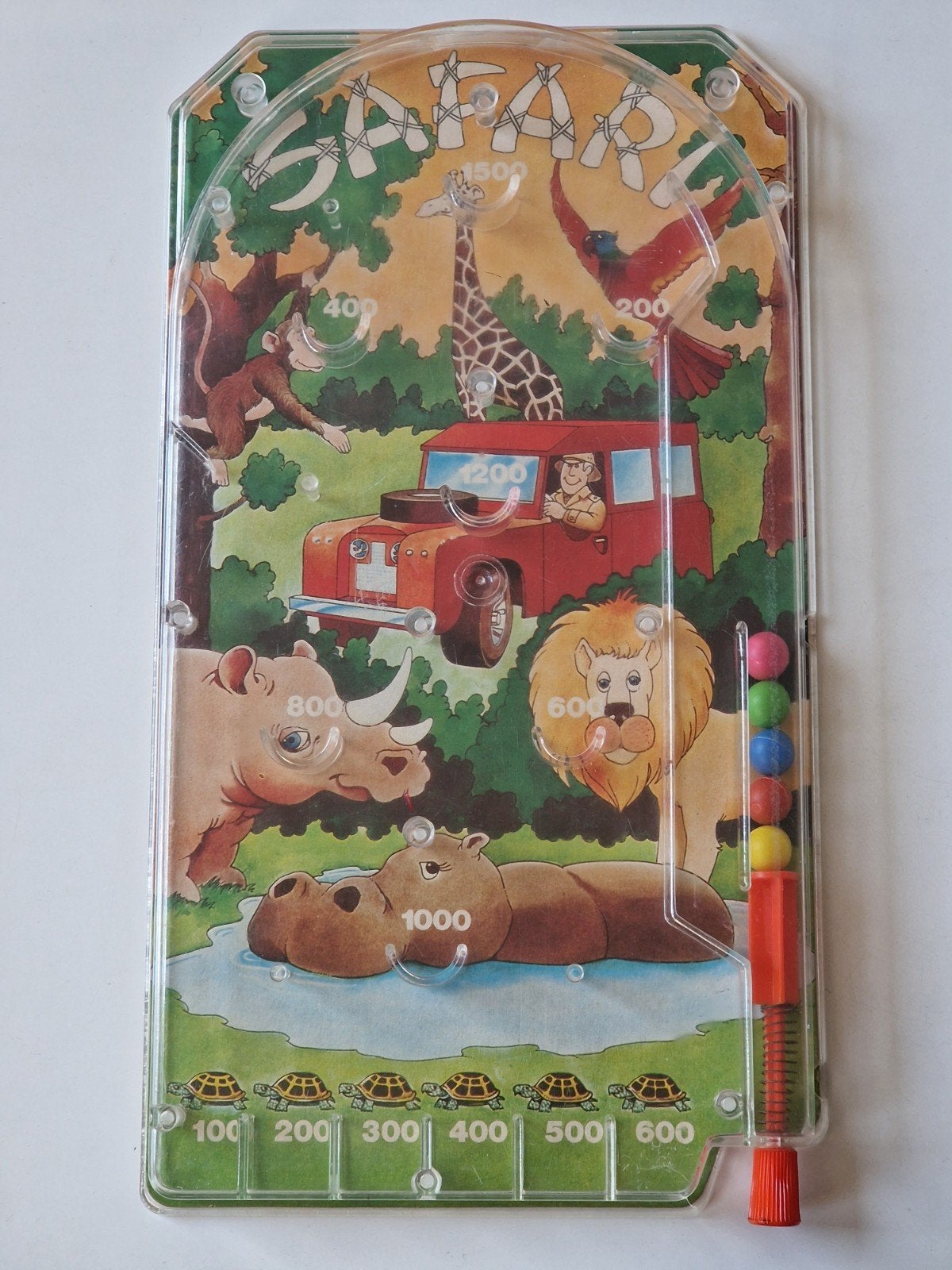 Retro flipper spel - wilde dieren, Ophalen
