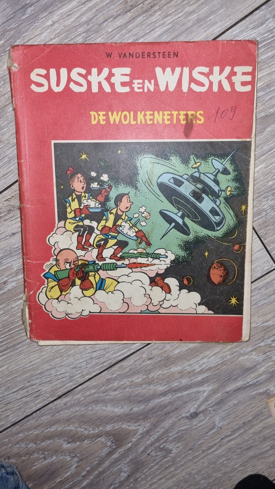 Suske en Wiske - De Wolkeneters (rood album), Ophalen of Verzenden