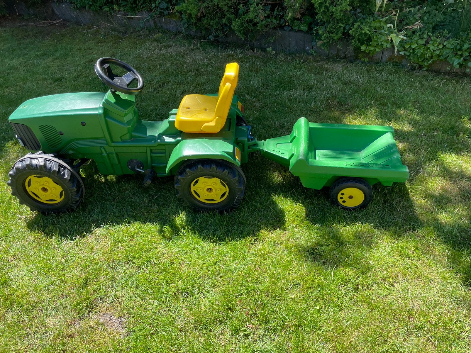 Traptrekker met aanhanger - John Deere, Ophalen, Gebruikt