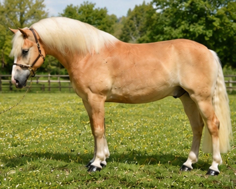 XXL Haflinger, Met stamboom, B, Ruin, 7 tot 10 jaar