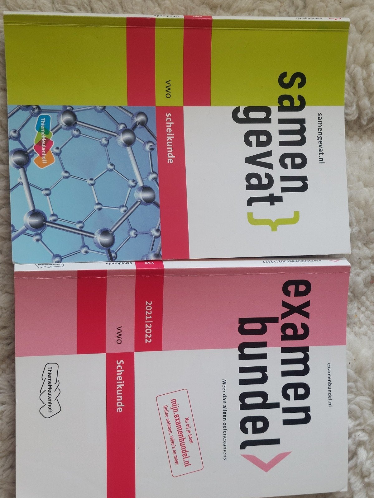 Schoolboeken vwo oefen examens, Ophalen, Zo goed als nieuw, VWO