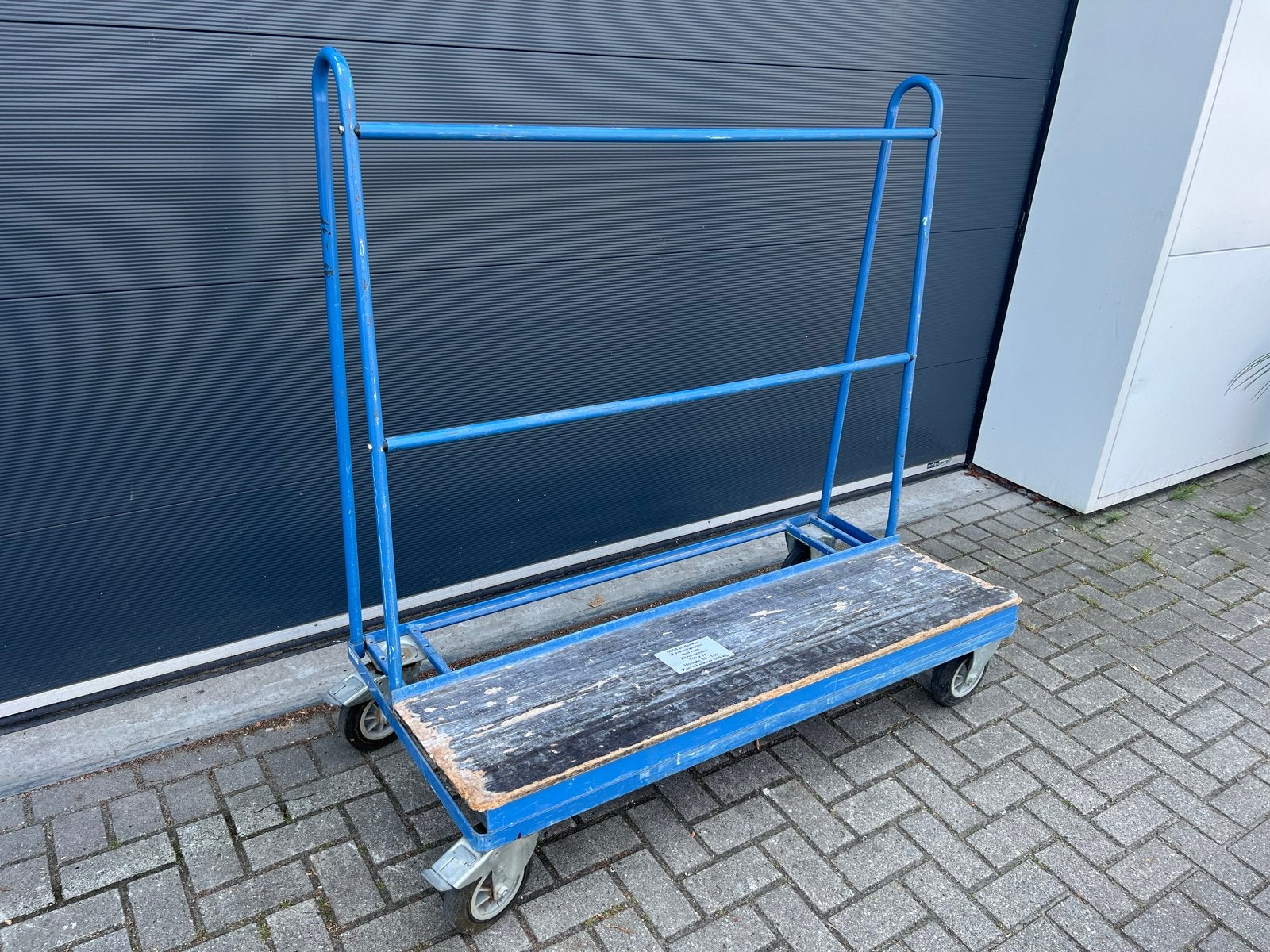 Stevige Platenkar - Ideaal voor transport van grote platen, Doe-het-zelf en Verbouw, Ophalen, Gebruikt