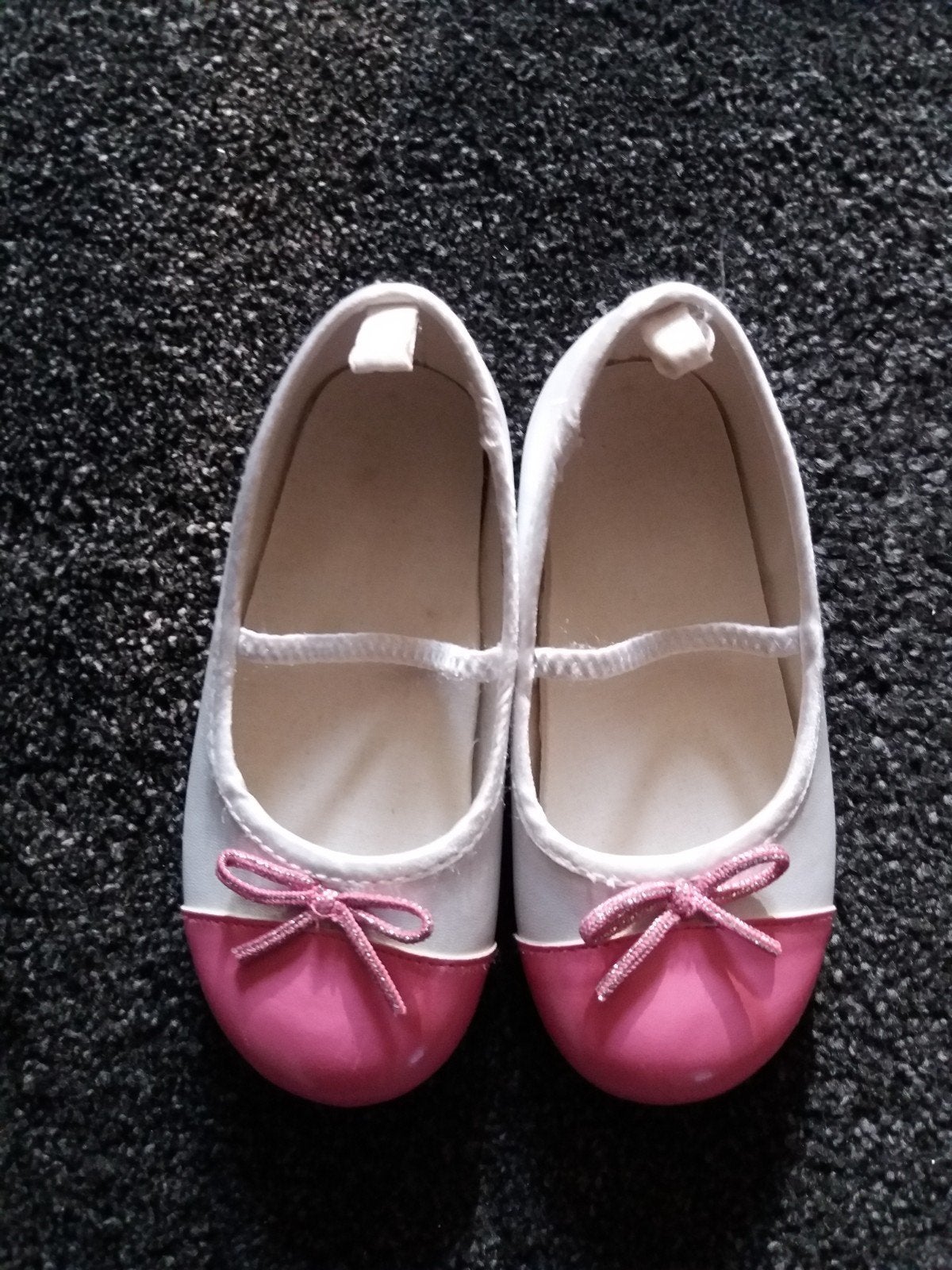 Superleuke lakschoenen wit met roze neus mt 24 H&M, Ophalen of Verzenden, Zo goed als nieuw, Meisje