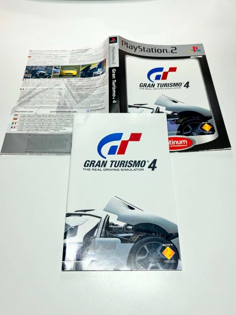 Gran Turismo 4 Boekje + Omslag PlayStation 2 Ps2, Gebruikt, Racen en Vliegen, 2 spelers, Ophalen of Verzenden