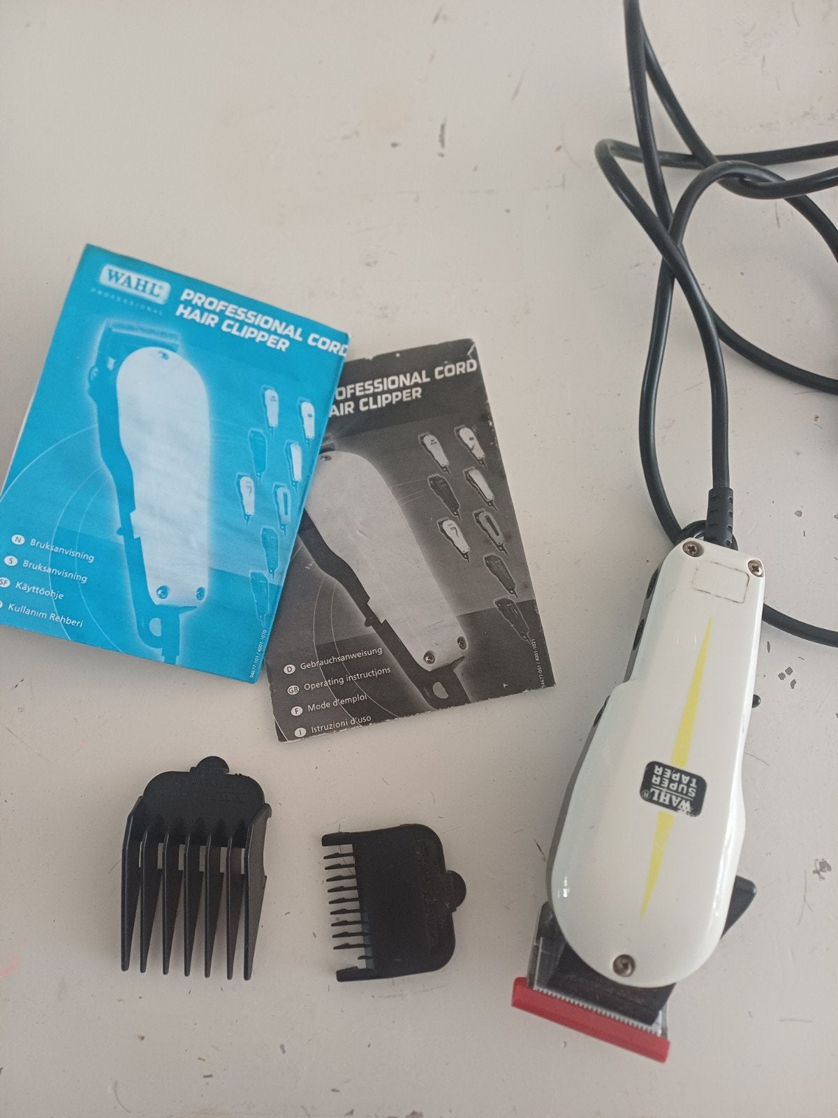 Wahl Super Taper Tondeuse - Professionele Haartrimmer, Ophalen of Verzenden, Gebruikt, Tondeuse