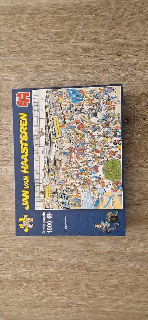 Jan van Haasteren de vertrekhal, Ophalen of Verzenden, 500 t/m 1500 stukjes, Zo goed als nieuw, Legpuzzel