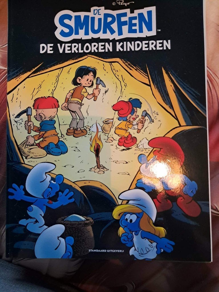 De smurfen, Ophalen, Peyo, Eén stripboek, Nieuw