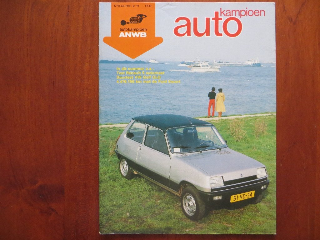 Autokampioen 19 1978 Renault 5 1300 aut. Volkswagen Golf GLD, Ophalen of Verzenden, Nieuw, Renault