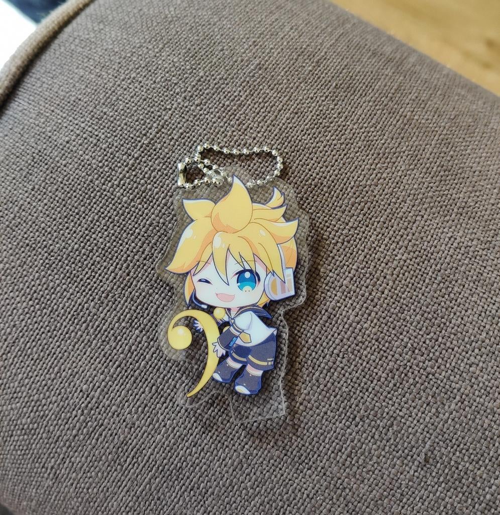 Vocaloid Len Kagamine Sleutelhanger Anime Figure, Verzamelen, Poppetjes en Figuurtjes, Ophalen of Verzenden, Nieuw