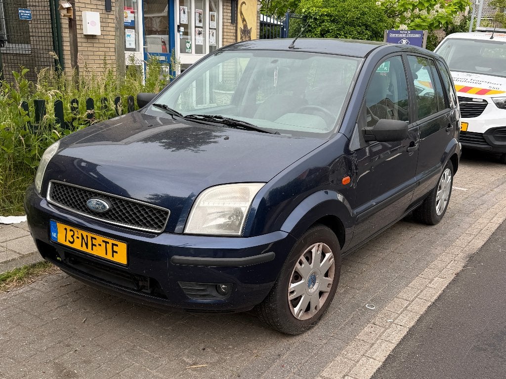 Ford Fusion 1.4 16V 2003 Blauw, Auto's, Ford, Particulier, Fusion, Centrale vergrendeling, Elektrische ramen, Trekhaak, Benzine