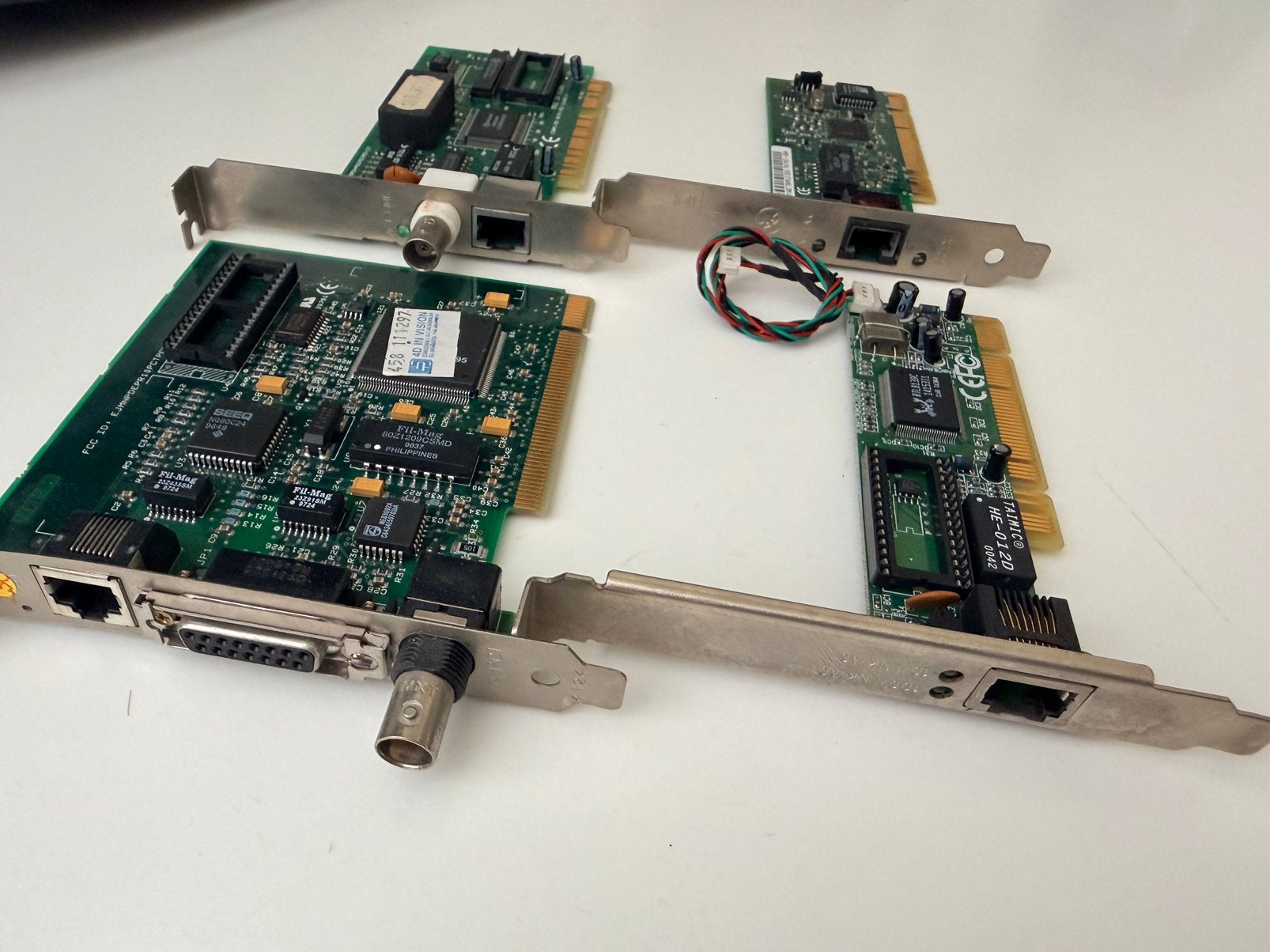 3 PCI netwerkkaart: Intel PRO/10, Winbond NE2000, RTL8139, Ophalen of Verzenden