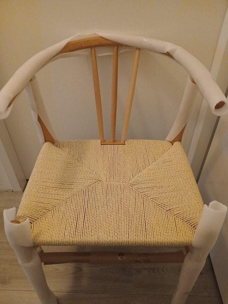 Houten stoelen Habitat op Hay gebaseerd 2 stuks, Huis en Inrichting, Ophalen, Twee, Bruin, Nieuw