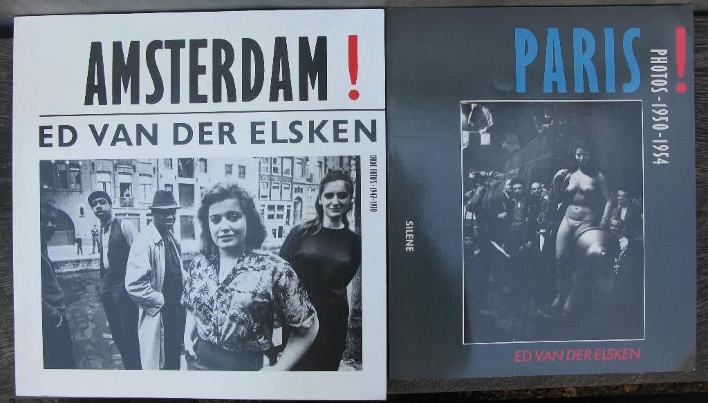 2x BOEK ED VAN DER ELSKEN FOTOGRAAF AMSTERDAM/PARIJS, Ophalen of Verzenden, Ed van der Elsken, Gelezen, Fotografen
