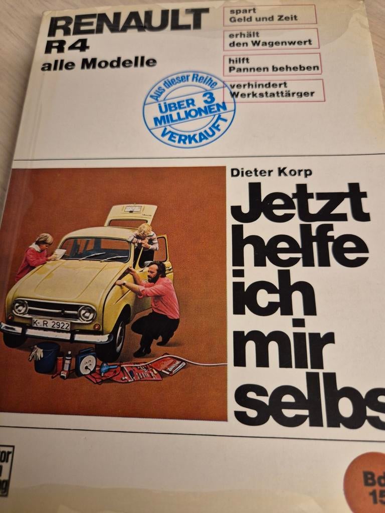 Dikke Renault 4 vraagbaak 6volt type óók PleinAir strandauto, Ophalen of Verzenden