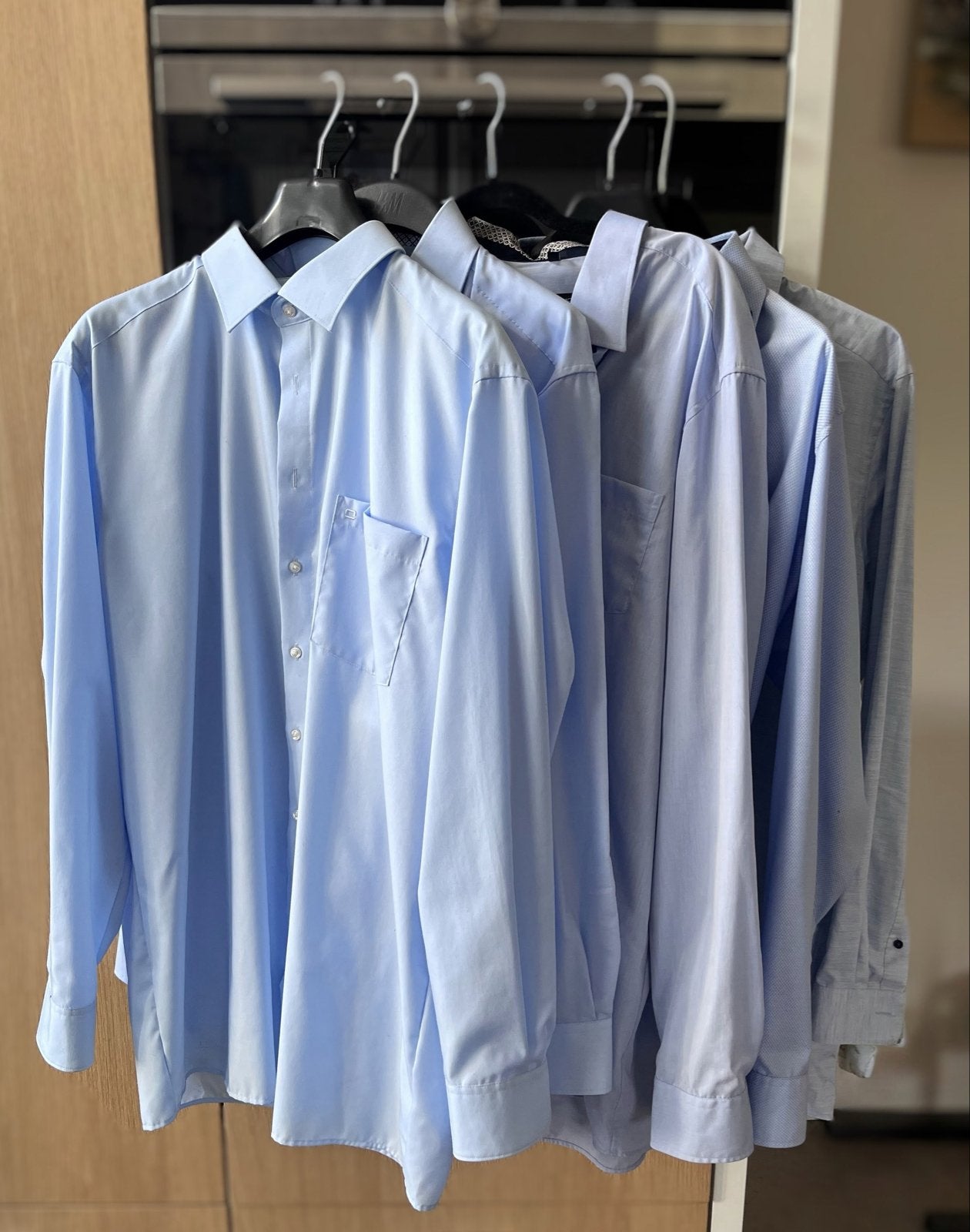 Venti overhemd lichtblauw, maat 44, nieuwstaat, Ophalen of Verzenden, Nieuw, Blauw, Halswijdte 43/44 (XL)