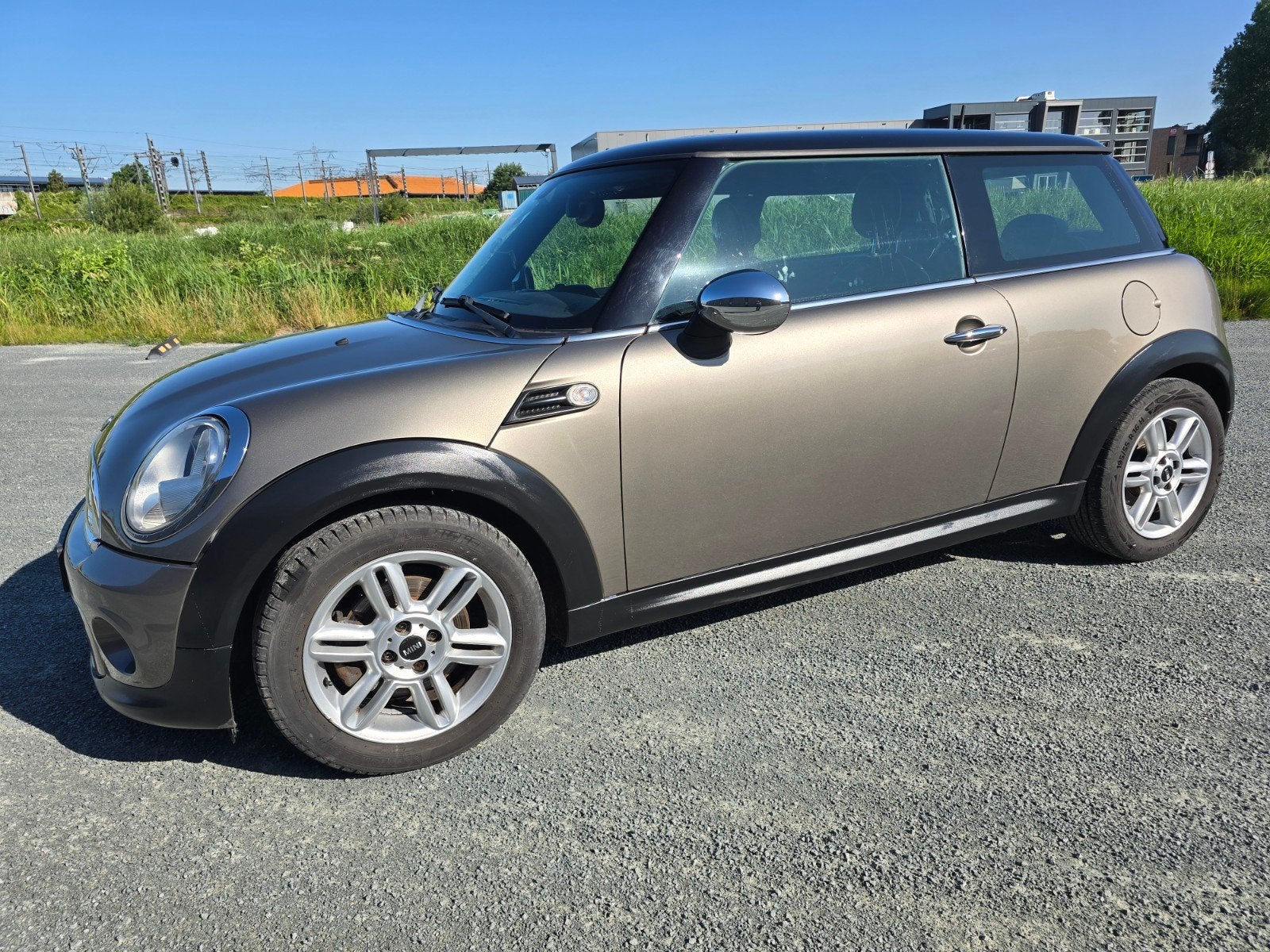 Mini 1.6 ONE 2012 Grijs, Auto's, Mini, Particulier, Benzine, C, Hatchback, Handgeschakeld, Origineel Nederlands, Zilver of Grijs