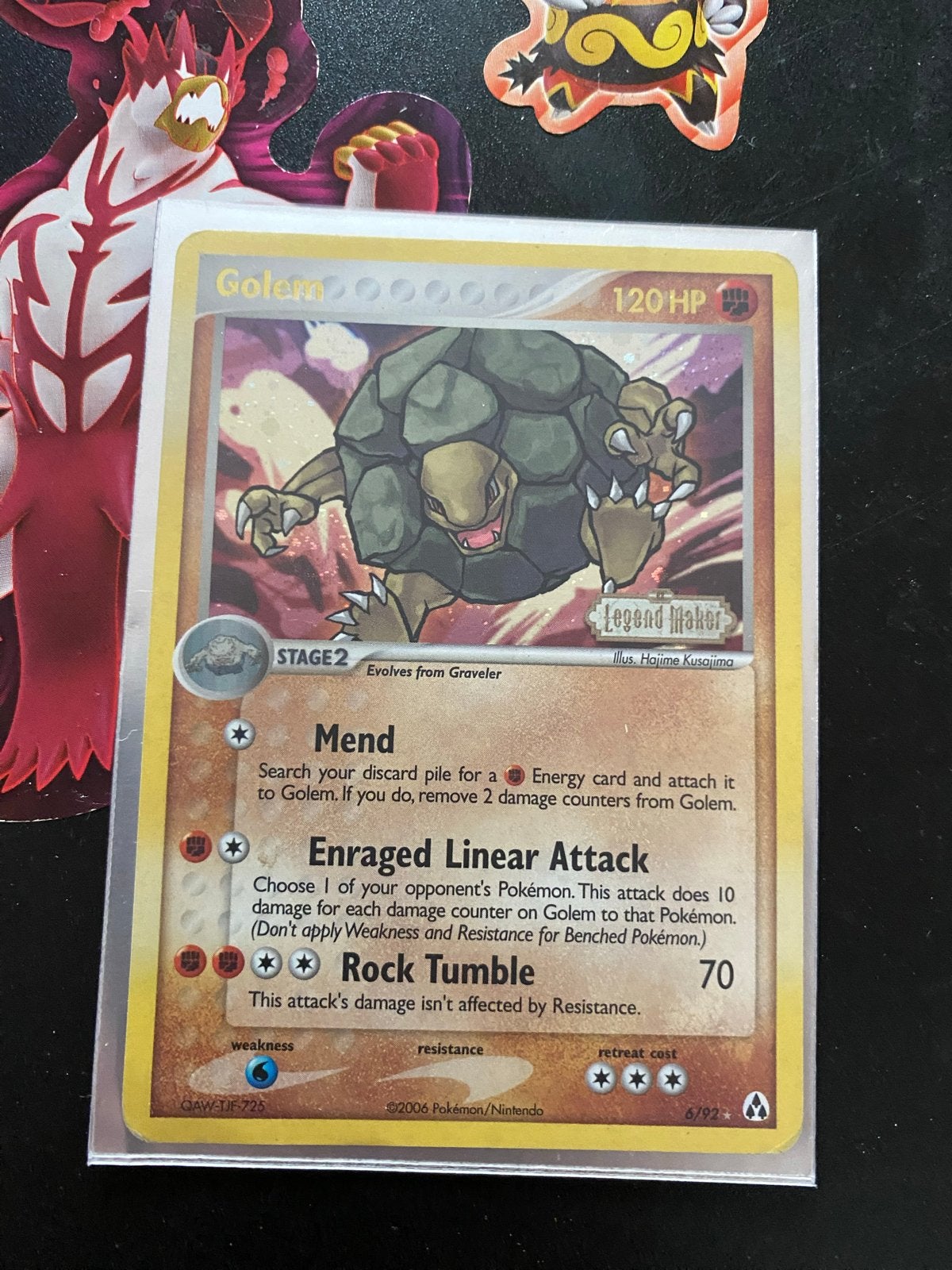 Pokémon kaarten: Regice ex, Golem ex, Meditite ex, Ophalen of Verzenden, Gebruikt, Meerdere kaarten