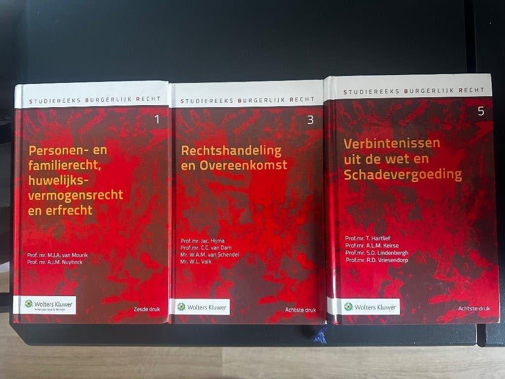 Burgerlijk Recht Boeken - Radboud Rechtsgeleerdheid, Ophalen of Verzenden, Alpha, Zo goed als nieuw, WO