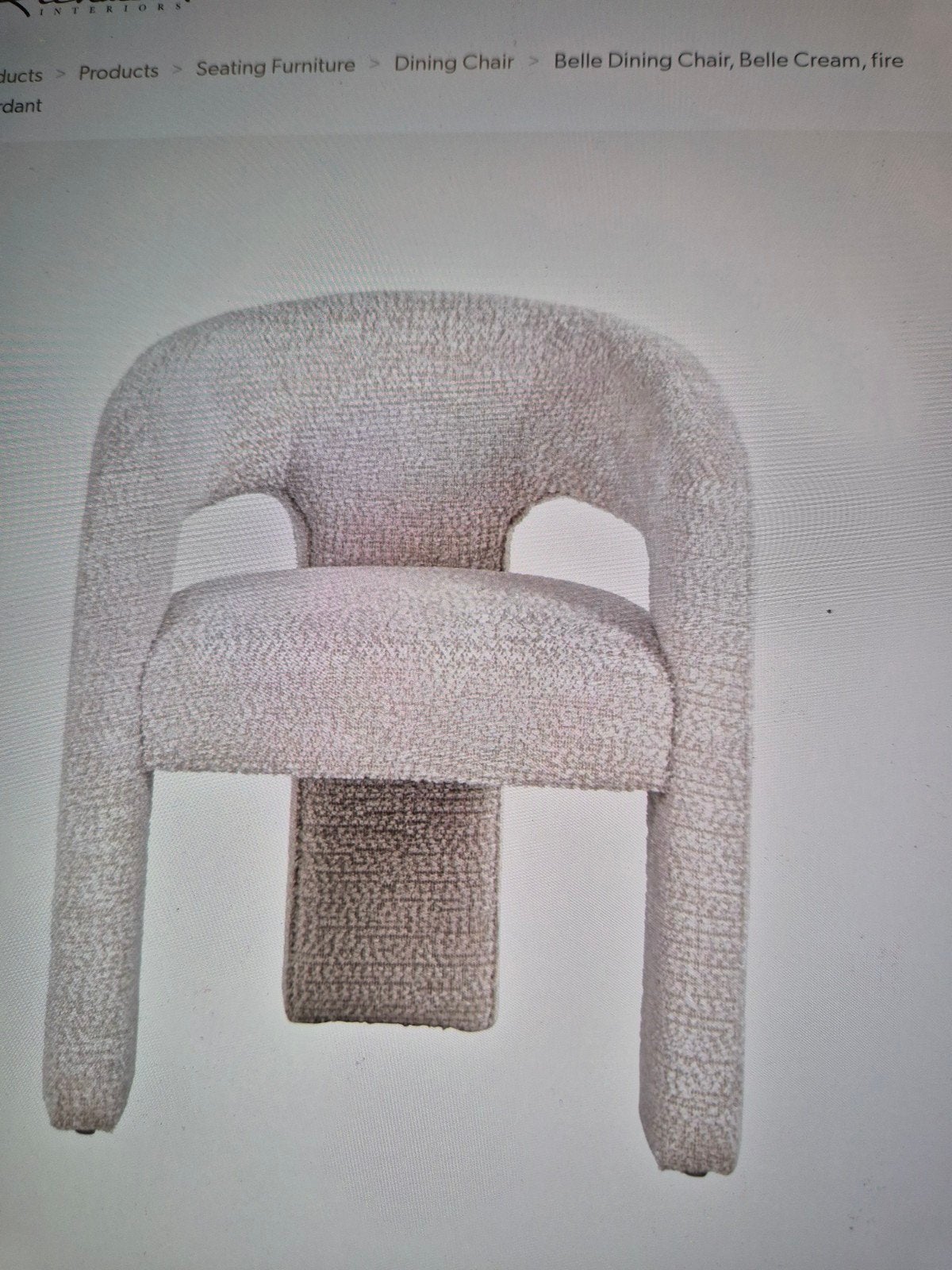 Richmond LUX aanbieding stoelen Dining Chair BELLE  Lovely C, Huis en Inrichting, Stoelen, Ophalen, Nieuw, Overige kleuren, Vijf, Zes of meer stoelen
