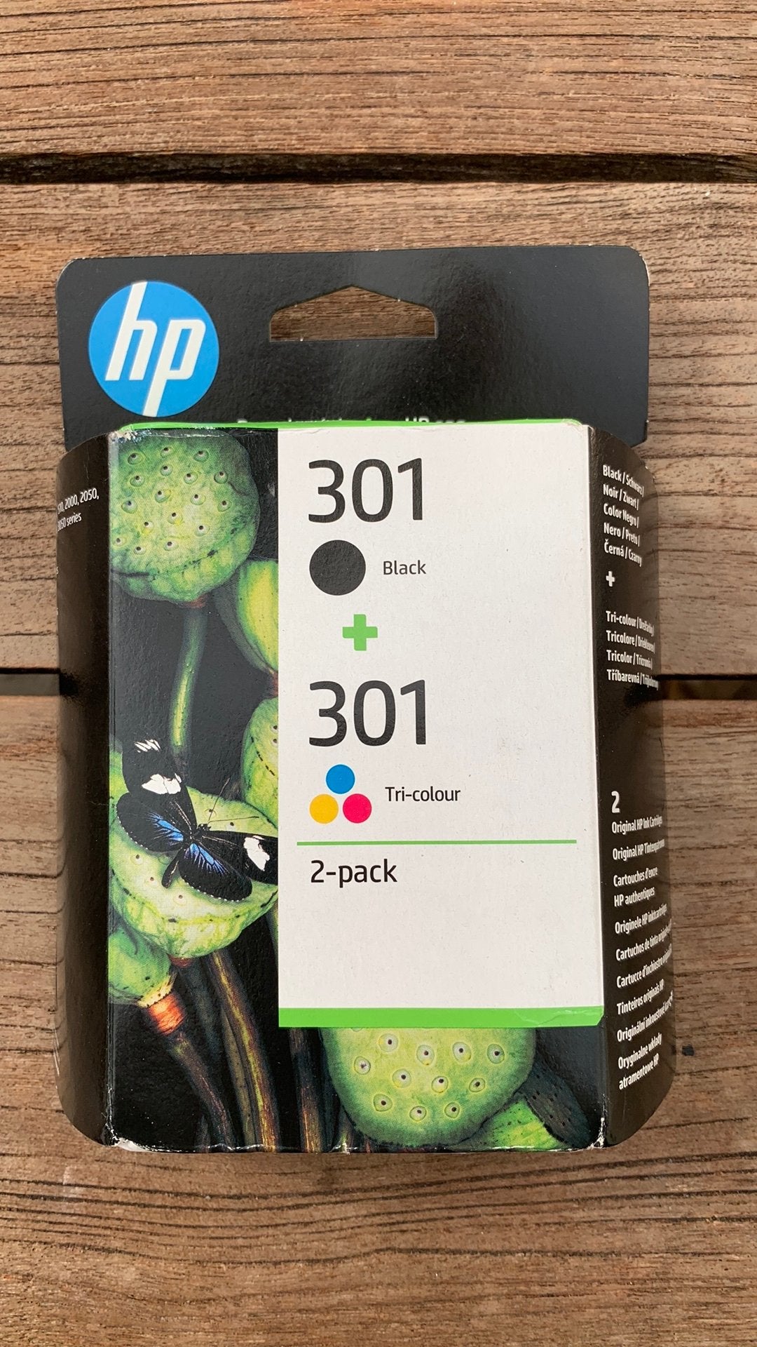 Original HP cartridges black/tri-colour 301 2-pack, Ophalen of Verzenden, Nieuw