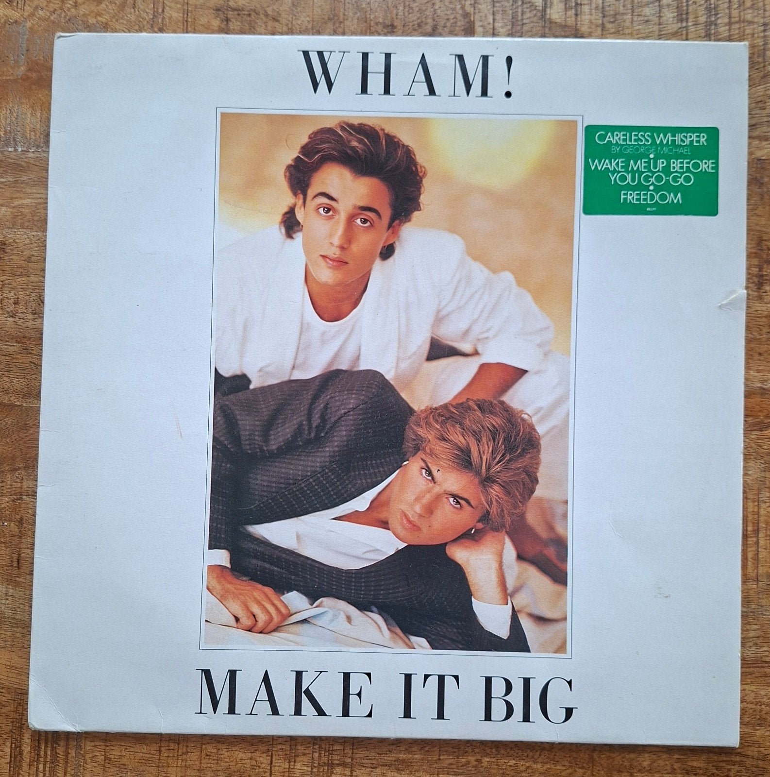 Wham! - Make It Big LP (vinyl goed, hoes kleine beschadiging, Cd's en Dvd's, Vinyl | Pop, Ophalen of Verzenden, Gebruikt, 12 inch