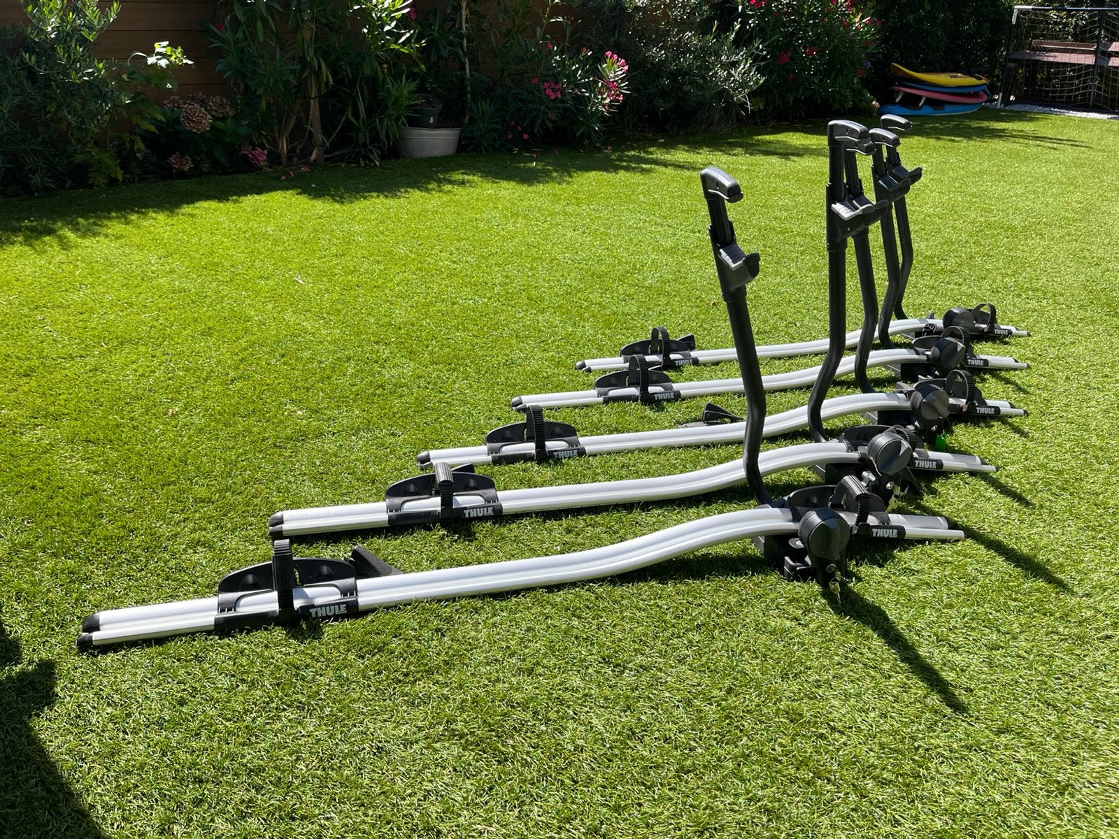 Thule Proride 598 fietsendrager dakdrager 5x, Auto diversen, Fietsendragers, Ophalen, Zo goed als nieuw, Dakdrager