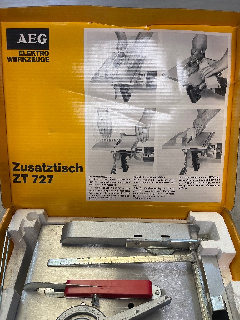 AEG ZT 727 Zaagtafel - Nieuw in doos, Ophalen, AEG, Overige typen, Nieuw
