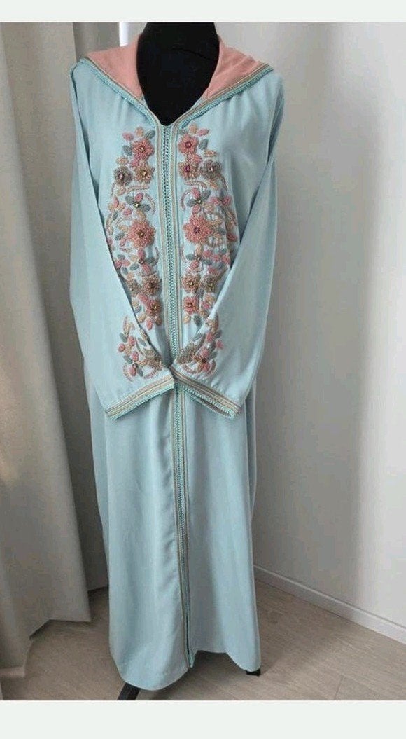 Marokkaanse jurk Jelaba  ( Takchita , Kaftan)Maat 38-44, Ophalen of Verzenden, Zo goed als nieuw, Maat 38/40 (M), Overige typen