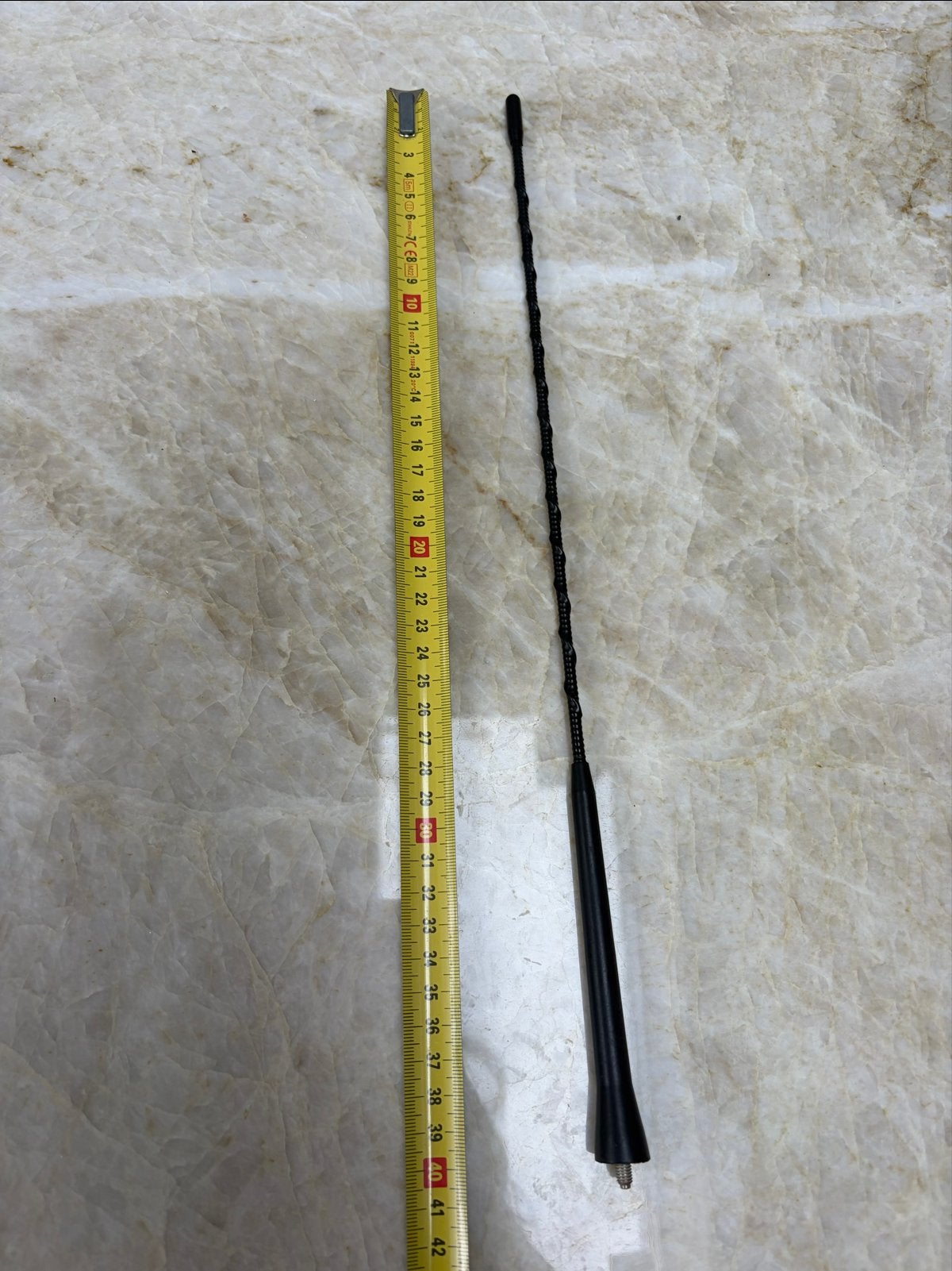 Autoantenne - Zwart, Flexibel, 40 cm, Ophalen of Verzenden, Gebruikt