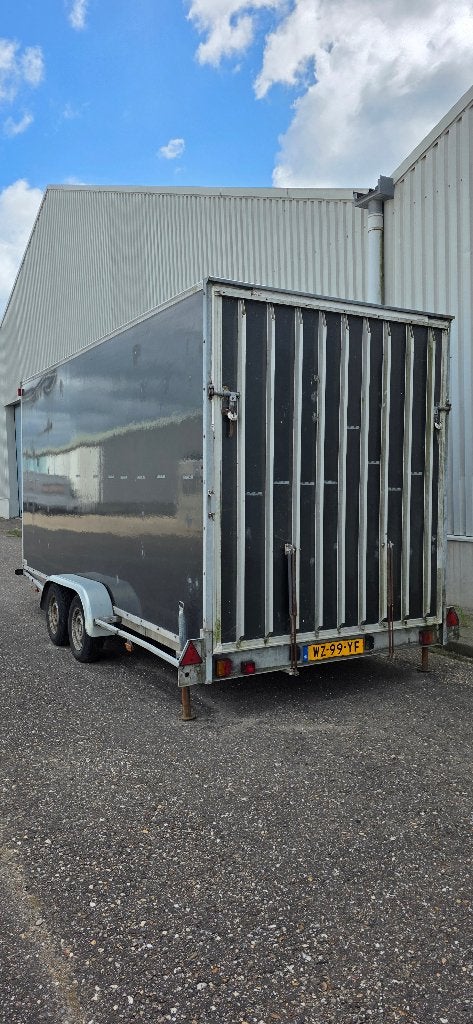 Verkoopwagen aanhanger marktwagen, tandemasser, dubbelasser,, Ophalen, Gebruikt