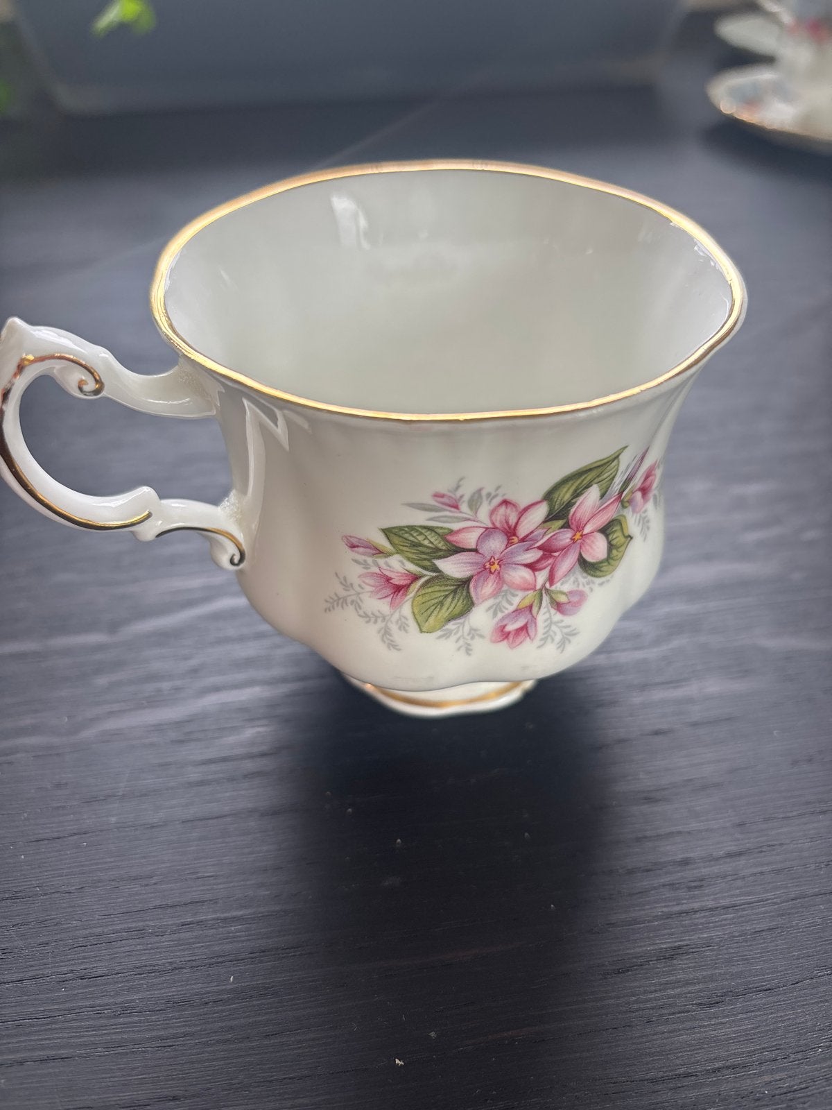 Vintage Paragon Mayflower theekopje met bloemmotief, Antiek en Kunst, Antiek | Porselein, Ophalen of Verzenden