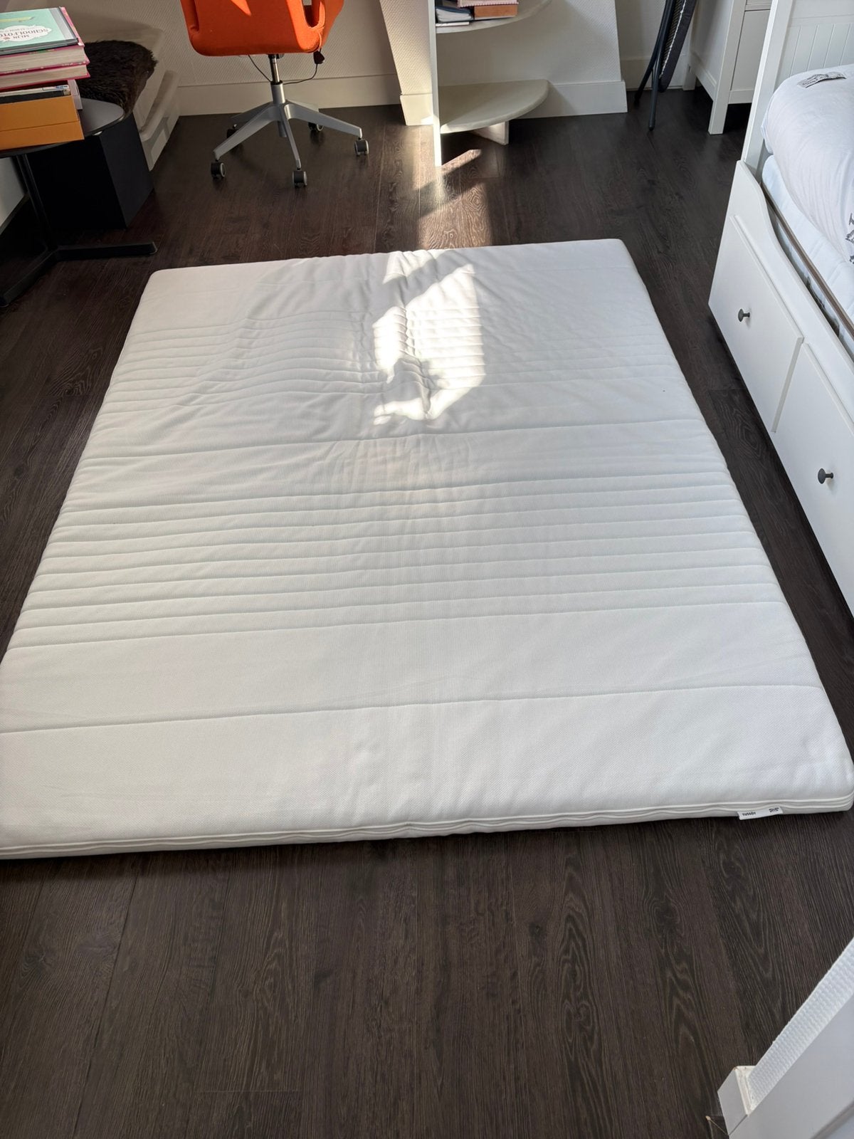 Topper Tussoy 200 x 160 cm, Ophalen, Tweepersoons, Zo goed als nieuw, Matras