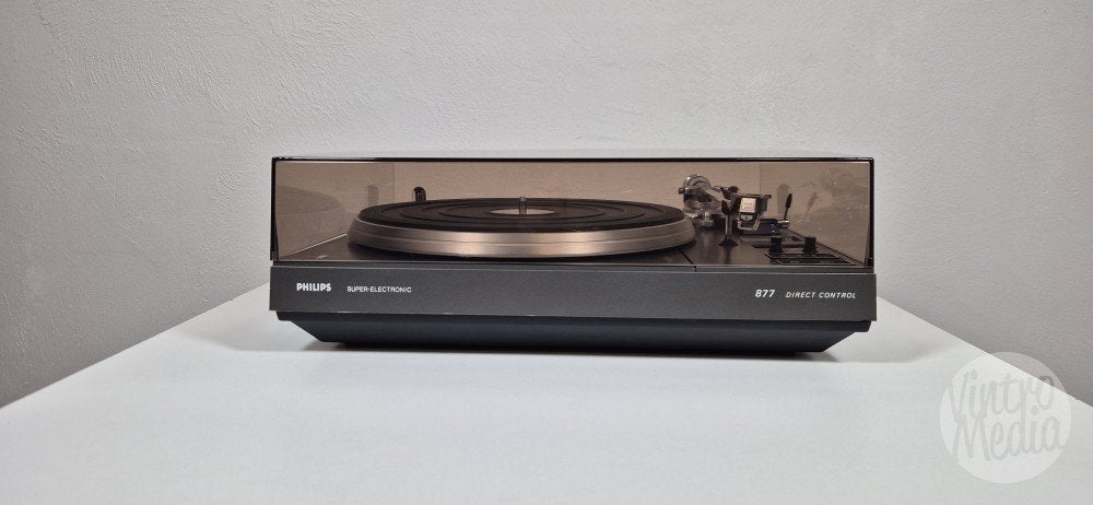 Philips AF 877 Platenspeler | Half-Automatisch | GP401 MKII, Philips, Automatisch, Refurbished, Ophalen of Verzenden