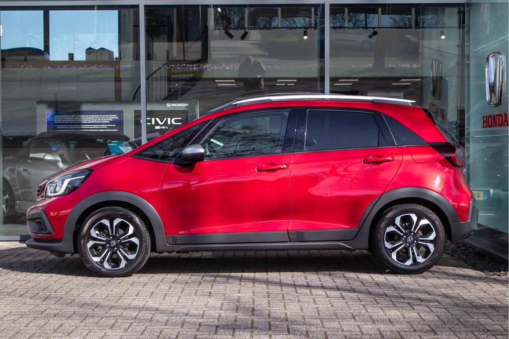 Honda Jazz 1.5 e:HEV Crosstar | Trekhaak afn. | Navi | Apple, 12 maanden, Stof, 4 cilinders, Bedrijf