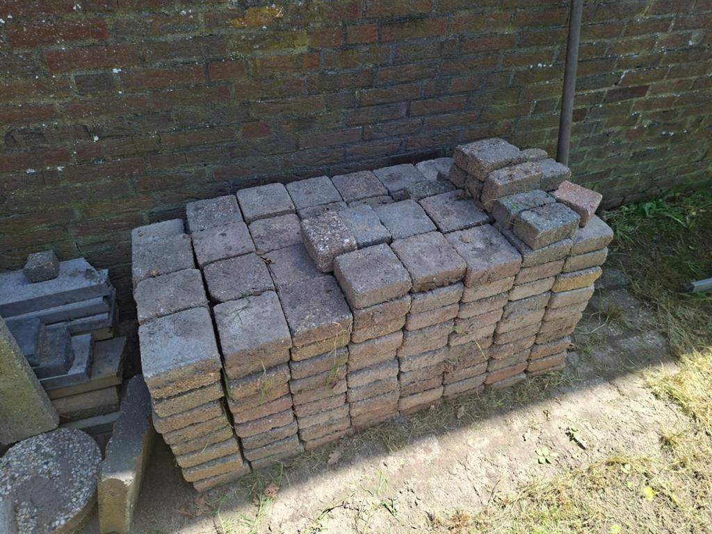 Klinkers 15x15x4, Tuin en Terras, Ophalen of Verzenden, Beton, Klinkers