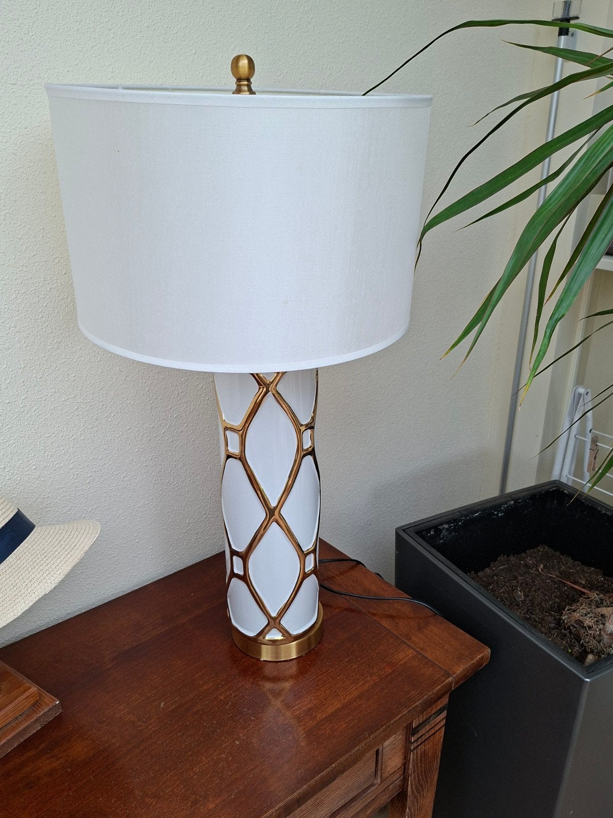 mooi lamp, Ophalen, Goud, E27 (groot), 67 cm