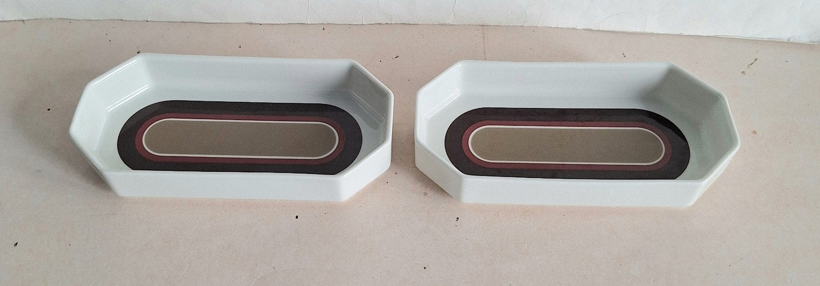 Villeroy & Boch 2 schaaltjes Avantgarde. Helen von Boch 1971, Ophalen of Verzenden, Overige stijlen, Porselein, Schaal of Schalen