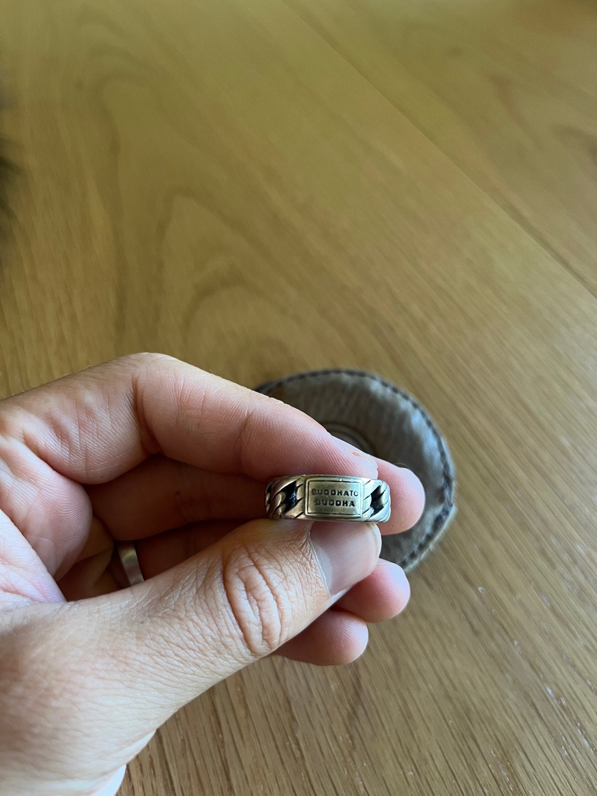 Buddha to Buddha ring maat 18, 18 tot 19, Gebruikt, Ophalen of Verzenden, Dame of Heer