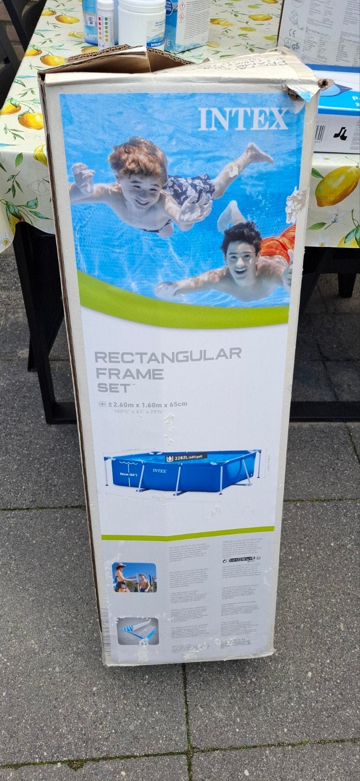 Intex Opzetzwembad met klein lekje - Voordelig af te halen!, Ophalen of Verzenden
