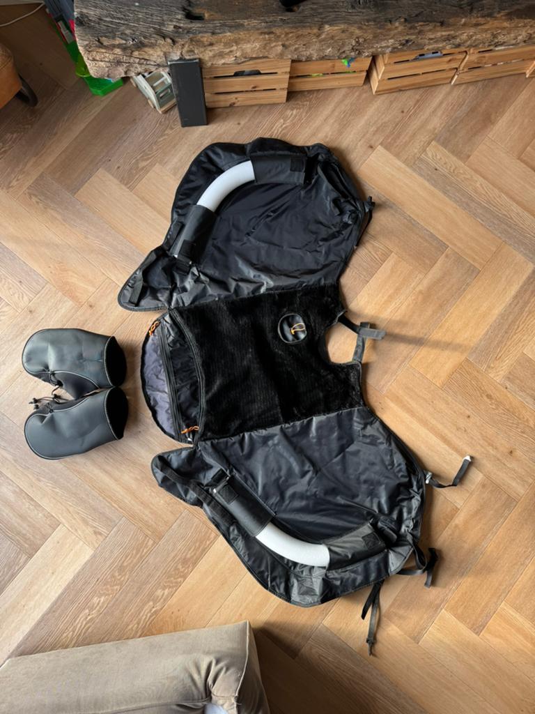 Origineel beenkleed + handmoffen voor Vespa, Ophalen of Verzenden, Zo goed als nieuw, Vespa