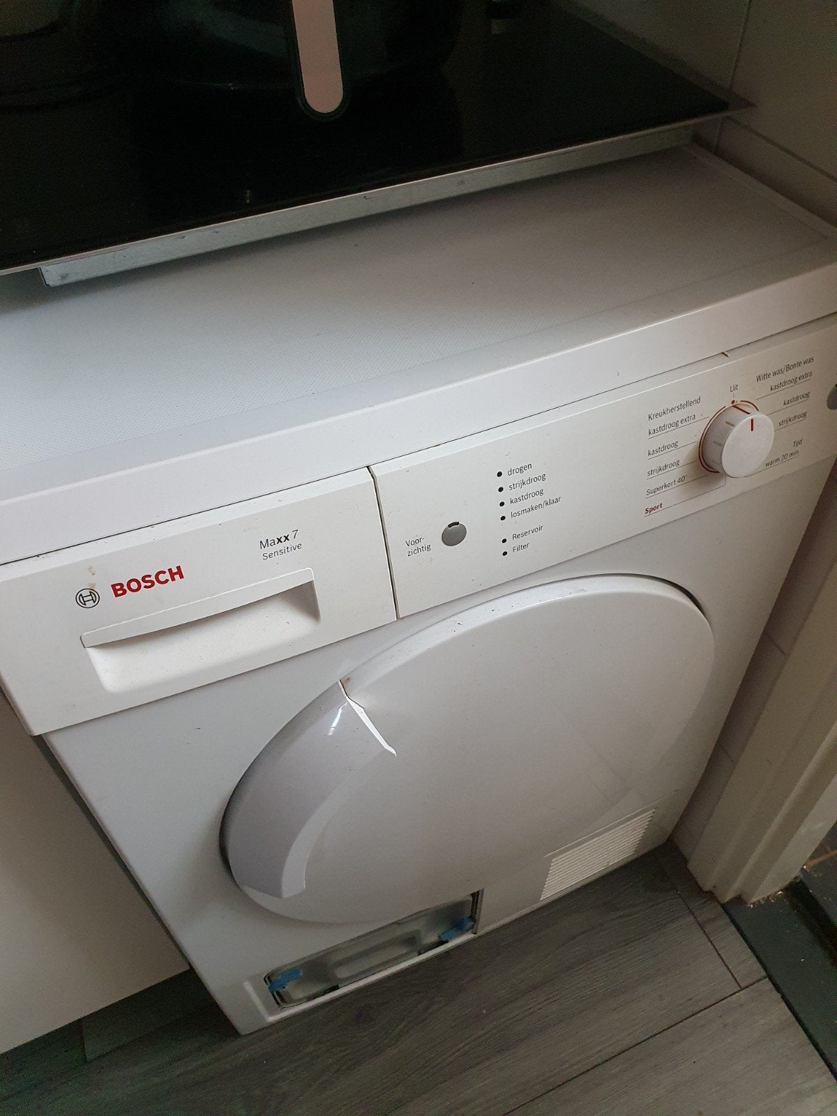 Bosch Maxx 7 Sensitive Condensdroger - Goede Staat, Witgoed en Apparatuur, Wasdrogers, Ophalen, 6 tot 8 kg, Gebruikt, Voorlader
